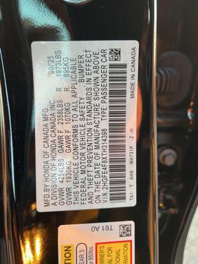 2026 Honda Civic Hybrid Sport