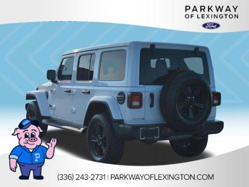 Bright White Clearcoat 2021 Jeep Wrangler Unlimited Sahara Altitude