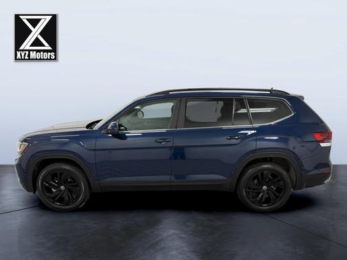Tourmaline Blue Metallic 2023 Volkswagen Atlas 3.6L SE w/Technology