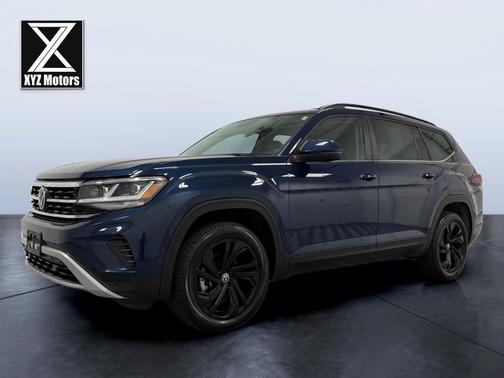 Tourmaline Blue Metallic 2023 Volkswagen Atlas 3.6L SE w/Technology
