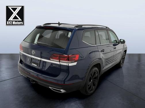 Tourmaline Blue Metallic 2023 Volkswagen Atlas 3.6L SE w/Technology