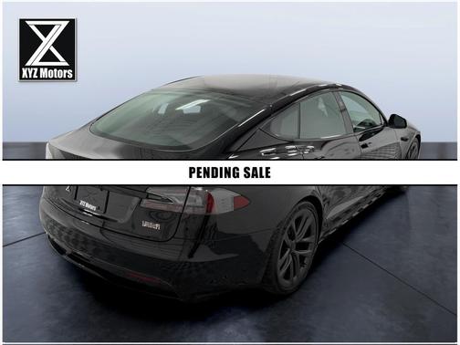 Solid Black 2021 Tesla Model S Plaid