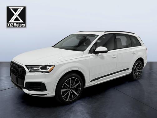 Glacier White Metallic 2023 Audi Q7 55 Premium Plus