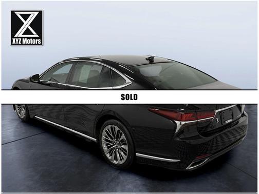 Black 2019 Lexus LS 500 Base