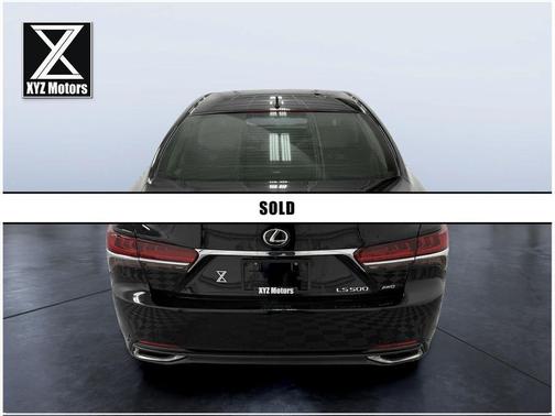 Black 2019 Lexus LS 500 Base