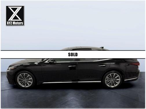 Black 2019 Lexus LS 500 Base