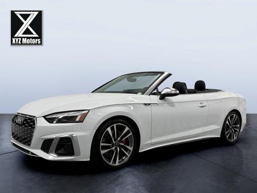 Glacier White Metallic/Black Roof 2023 Audi S5 Premium Plus