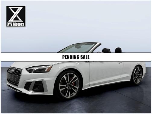 Glacier White Metallic/Black Roof 2023 Audi S5 Premium Plus