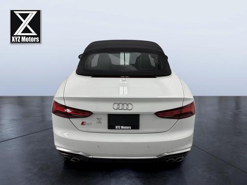 Glacier White Metallic/Black Roof 2023 Audi S5 Premium Plus