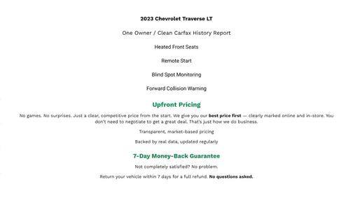 2023 Chevrolet Traverse LT Cloth