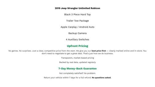 2019 Jeep Wrangler Unlimited Rubicon