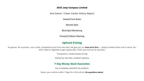 SILVER 2025 Jeep Compass Limited