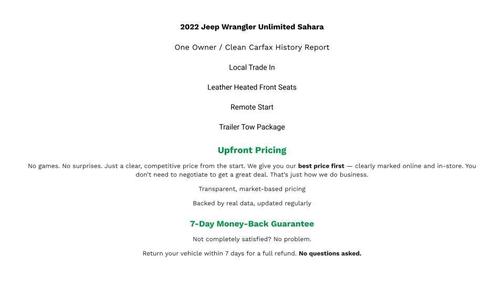 2022 Jeep Wrangler Unlimited Sahara