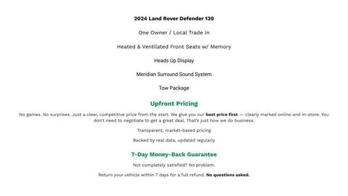 2024 Land Rover Defender 130 P400 X-Dynamic SE