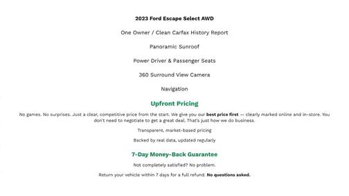 2023 Ford Escape ST-Line Select