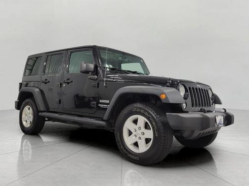 BLACK 2017 Jeep Wrangler Unlimited Sport