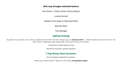 2019 Jeep Wrangler Unlimited Rubicon