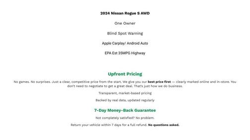 2024 Nissan Rogue S