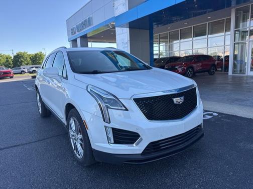 Crystal White Tricoat 2023 Cadillac XT5 AWD Sport