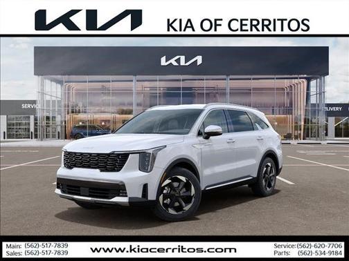 Snow White Pearl 2026 Kia Sorento Hybrid EX