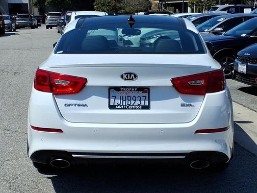 Snow White Pearl 2015 Kia Optima SXL Turbo