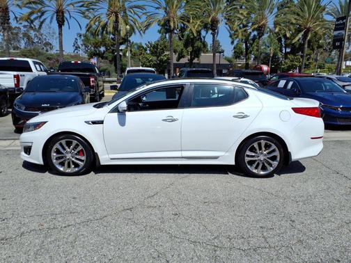 Snow White Pearl 2015 Kia Optima SXL Turbo