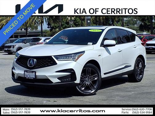 Platinum White Pearl 2021 Acura RDX A-Spec