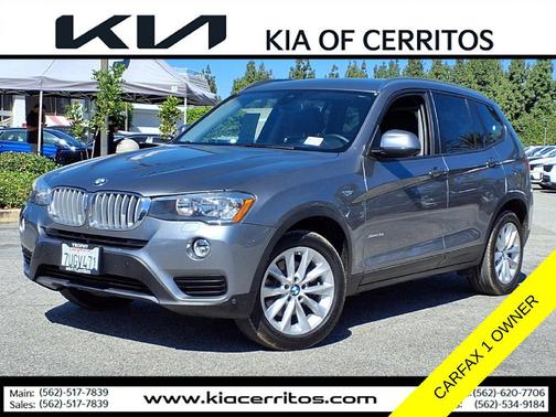 Space Gray Metallic 2017 BMW X3 xDrive28i