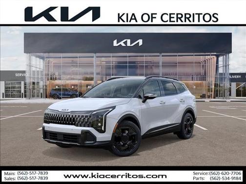 Glacial White Pearl/Ebony Black Roof 2027 Kia Sportage X-Line