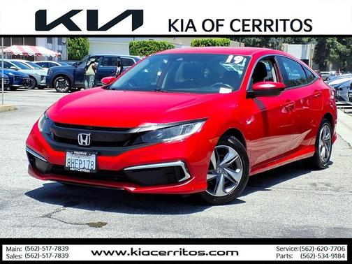 Rallye Red 2019 Honda Civic LX