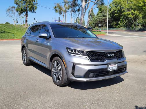Steel Gray 2023 Kia Sorento Hybrid EX