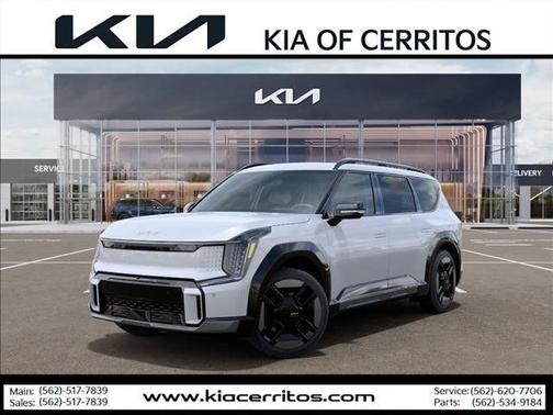 Glacial White Pearl 2026 Kia EV9 GT-Line