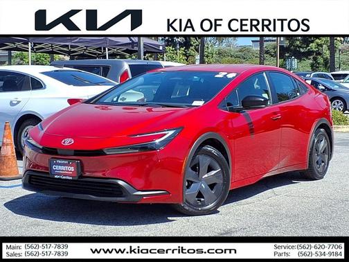Supersonic Red 2024 Toyota Prius LE