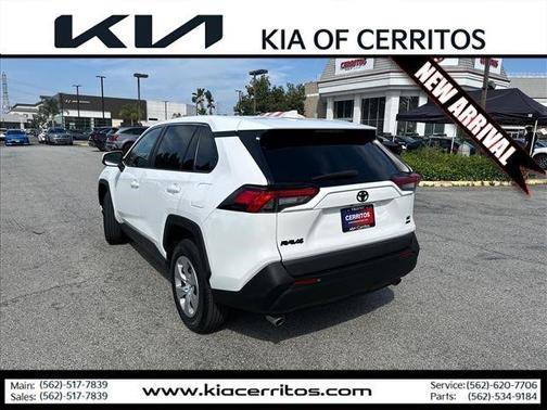 White 2022 Toyota RAV4 LE