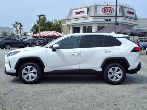 White 2022 Toyota RAV4 LE