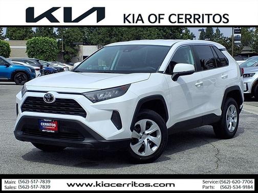 White 2022 Toyota RAV4 LE