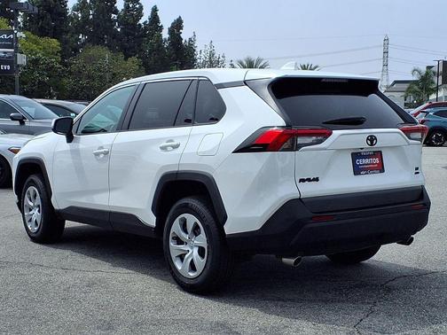 White 2022 Toyota RAV4 LE