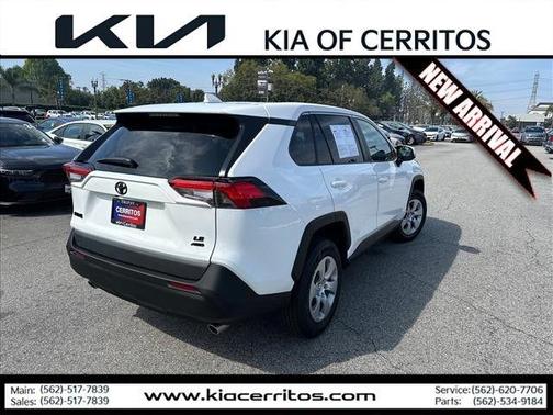 White 2022 Toyota RAV4 LE