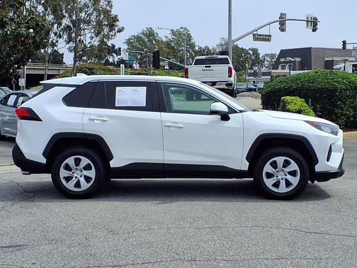 White 2022 Toyota RAV4 LE