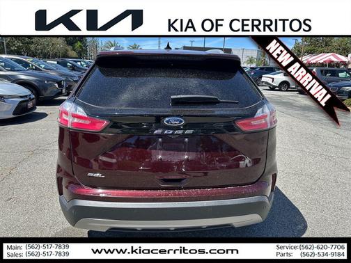 Burgundy Velvet Metallic Tinted Clearcoat 2021 Ford Edge SEL
