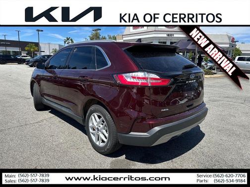 Burgundy Velvet Metallic Tinted Clearcoat 2021 Ford Edge SEL