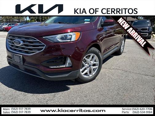 Burgundy Velvet Metallic Tinted Clearcoat 2021 Ford Edge SEL