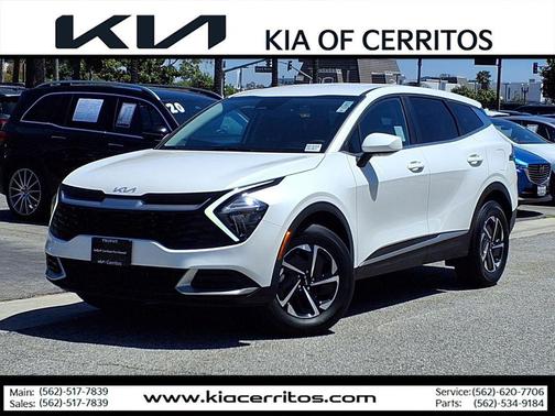 Snow White Pearl 2023 Kia Sportage Hybrid LX