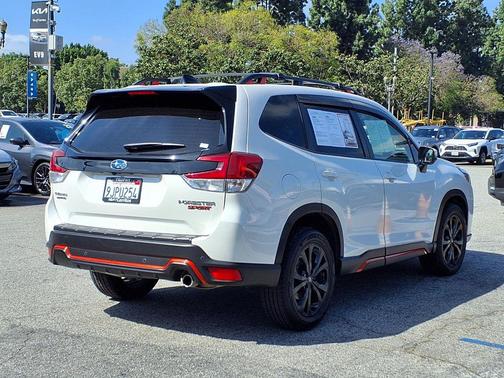 Crystal White Pearl 2024 Subaru Forester Sport