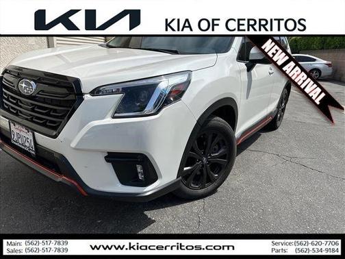 Crystal White Pearl 2024 Subaru Forester Sport