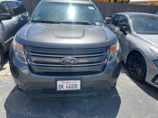 White Platinum Metallic Tri-Coat 2015 Ford Explorer Limited