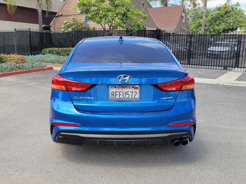 Electric Blue Metallic 2018 Hyundai ELANTRA Sport