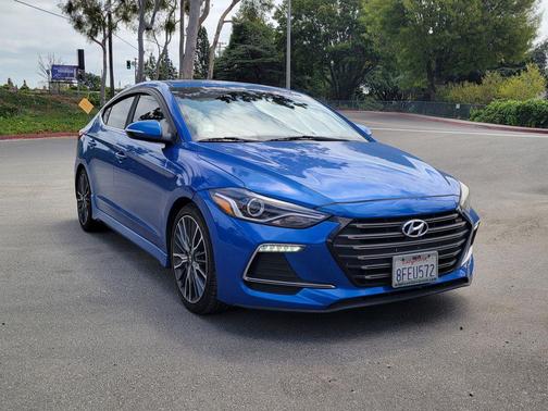Electric Blue Metallic 2018 Hyundai ELANTRA Sport