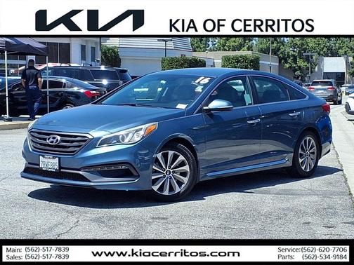 Nouveau Blue 2016 Hyundai SONATA Sport