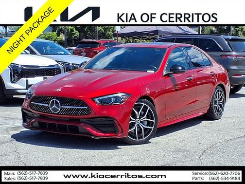 MANUFAKTUR Cardinal Red Metallic 2022 Mercedes-Benz C-Class Sedan